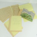 Rare lot of letters by the Coetzee family between the husband in Diyatalawa camp in Ceylon and wife