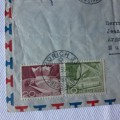 Airmail cover from Zurich to Muizenburg, South Africa with 5 Zurich stamps - Dated 23 May 1917