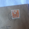 Airmail cover from Gothenburg, Sweden to Southern Rhodesia with 1kr sverige stamp