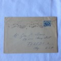 Postal cover from Tunisia to USA with 30f  Tunisian stamp - Dated 1 October 1951
