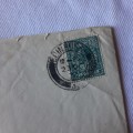 1923 Airmail cover from Edinburgh, Scotland to Pretoria, South Africa with twopence stamp
