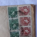 Airmail cover from Lagos, Nigeria to Zurich, Switzerland with 3x 1/2d, 4x1 1/2d stamps - 29-09-1939