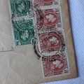 Airmail cover from Lagos, Nigeria to Zurich, Switzerland with 3x 1/2d, 4x1 1/2d stamps - 29-09-1939