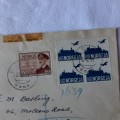 Registered airmail cover from Oslo, Norway to Cape Town, South Africa - Dated 27 October 1954