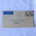 Airmail cover from Makasser to London, England with 5cent and 2x30 Indonesian stamps - 2 April 1933