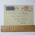Airmail cover from Edinburgh, Scotland to Madras, India in 1932 with Scotland six pence stamp