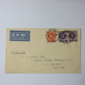 Airmail cover from Birmingham, England to Cape Town, South Africa