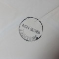 Airmail cover from London to Singapore, Malaya on 13 October 1952