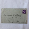 Postal cover from Netherlands to Beaufort West, South Africa with 20 cent Nederland stamp