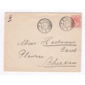 Postal cover from Gravenhage, Netherlands to Schiedam, Netherlands - 16 May 1902