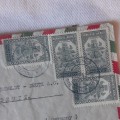 Airmail cover from Mexico to Alemania, Germany - 1951 - With 4x40cent Mexican stamps