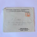 Letter posted from Jerusalem, Palestine to Johannesburg, South Africa - 23 April 1948
