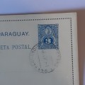 Paraguay pre-printed letter envelope cancelled 18 June 1892 - San Bernardino, Paraguay