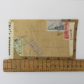 Censored cover posted Las Palmas, Canary Islands to Norfolk, England with 3 Spanish stamps