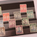 Southern Rhodesia SACC 42-54 lot of 13 used stamps - George 6