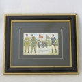 The Royal Gloucestershire, Berkshire and Wiltshire regiment picture in frame