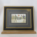 The Royal Gloucestershire, Berkshire and Wiltshire regiment picture in frame