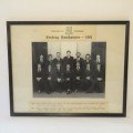 Framed photo of University of Stellebosch Eendrag House Committee 1981 - 32,5 x 40 cm