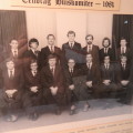 Framed photo of University of Stellebosch Eendrag House Committee 1981 - 32,5 x 40 cm