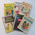 Lot of 6 vintage cartoon books - Loose covers/pages