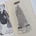 Vintage cartoon book private views by Osbert Lancaster 1956 first edition