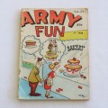 Vintage cartoon book Army Fun March April 1960