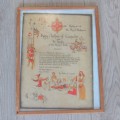 King Arthur of Camelot Royal Mediaeval banquette certificate - 42 x 32 cm