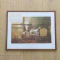 Printed picture of SA Railways class 15C and 15F steam locomotives