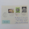 Airmail letter from Dudelange, Luxembourg  to Randburg, South Africa