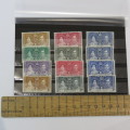 Lot of 12 George 6 Coronation stamps mint hinged