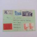 Registered express cover from Cape Town to Hermanus, South Africa