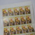 RSA 1979 Health Care full page of stamps - 4 cent - SACC 467 - Some light marks