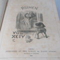 1888 Bound volume of Punch magazine - some damage