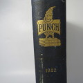 1922 Bound volume of Punch magazine - some damage