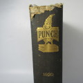 1920 Bound volume of Punch magazine - some damage