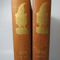 1926 Bound volume of Punch magazine - Jan to June and Jul to Dec - some damage