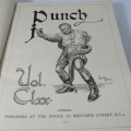 1926 Bound volume of Punch magazine - Jan to June and Jul to Dec - some damage