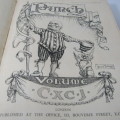 1936 Bound volume of Punch magazine - Jan to June and Jul to Dec - some damage