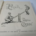 1928 Bound volume of Punch magazine - Jan to June and Jul to Dec - some damage