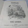 1907 Bound Volume of Punch magazine - some damage