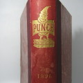 1891 Bound volume of Punch magazine - some damage