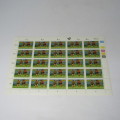 South Africa 24 July 1992 Sport stamps - Set of 6 full pages - 150 stamps in total - SACC 778-783