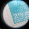 HF Verwoerd 2 1/2 c stamp SACC 258 with errors