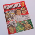 December 1975 Headlines magazine Paret battles for life (Boxing)