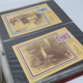 Loose leaf album with 95 Homelands maxi cards