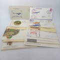 Lot of 26 old First day covers and flight covers plus other items