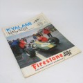 Kyalami Rand Springs Motor races Official programme - 7 October 1967 - Small burned hole on page 7