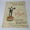 Sheet Music - Antique - The Cake Walk by Leslie Stuart - Signed Copy - 1898