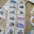 Batch of more than 1kg of stamps on cover or piece - hundreds of items - unresearched