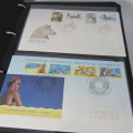 Australia Post First Day Cover album with 122 First Day Covers - very nice collection